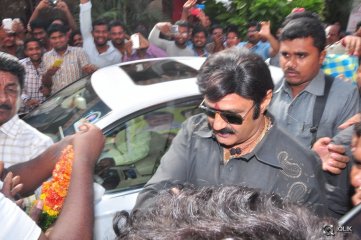 Balakrishna at Bramaramba Theatre To Watch Lion